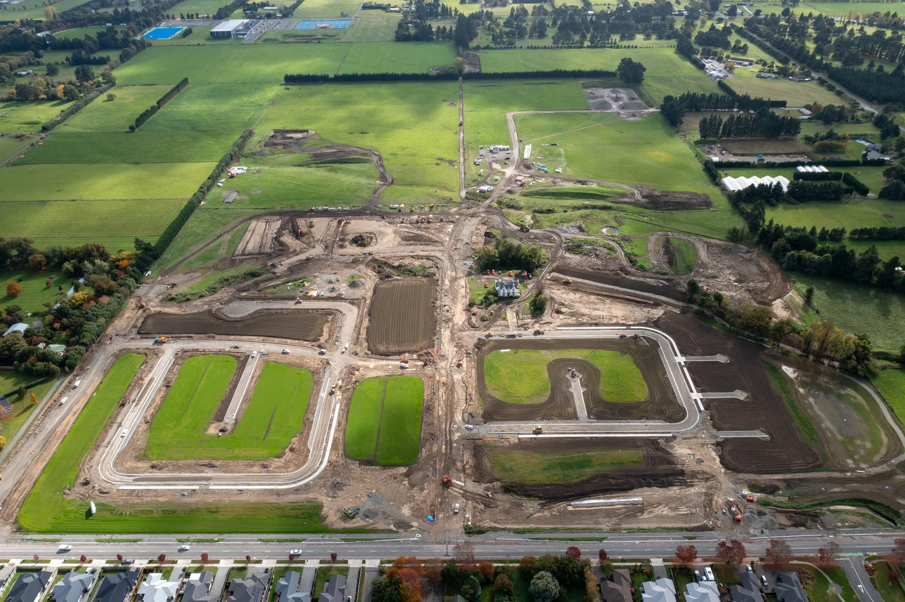 BG Construction Upsite Photographer Rangiora Christchurch Bellgrove Site Overview